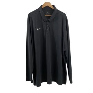 Men’s Long Sleeve Pull-Over Dri-Fit Shirt by Nike